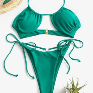 Green Zaful Swimsuit NWT Medium